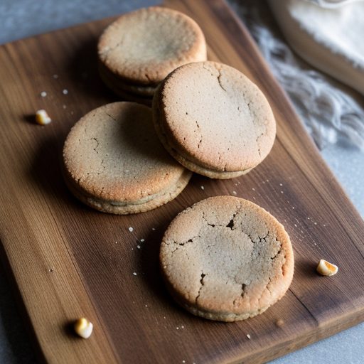 Caramel-Nut Sticky Biscuits recipe image