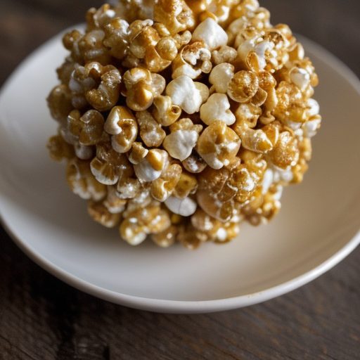 Caramel Popcorn Balls recipe image