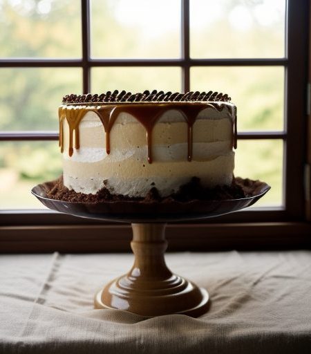 Caramel Surprise Cake recipe image
