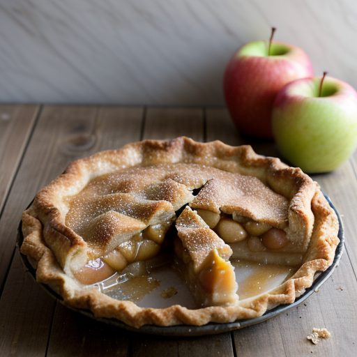 Caramel Topped Apple Pie recipe image