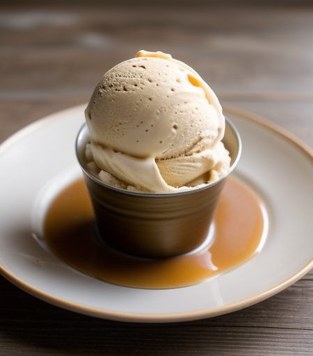 Caramel-Vanilla Ice Cream recipe image