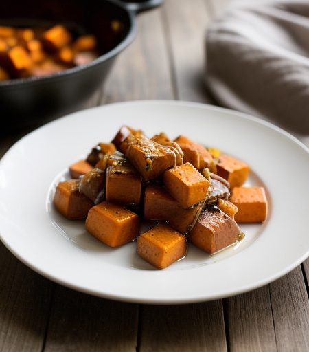 Caramelized Cane Syrup Sweet Potatoes (Ee recipe image