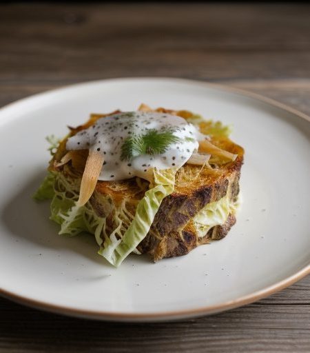Caraway-Sour Cream Cabbage recipe image