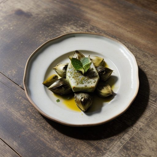 Carciofi With Mint and Garlic recipe image