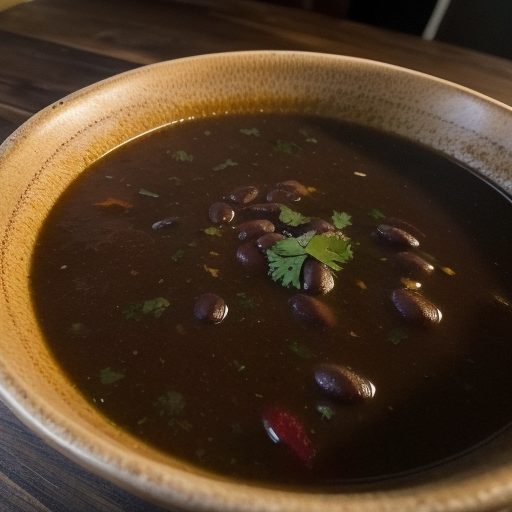 Caribbean Black Bean Soup recipe image
