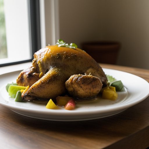 Caribbean Chicken With Tropical Fruit recipe image