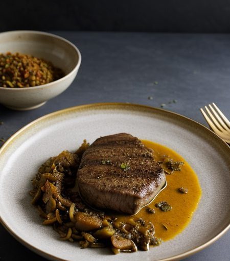 Caribbean Curried Steak recipe image