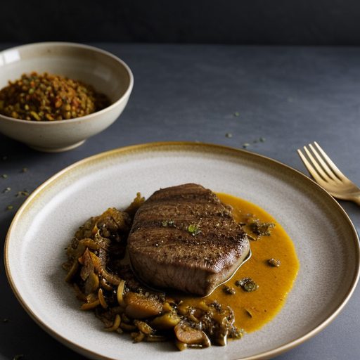 Caribbean Curried Steak recipe image