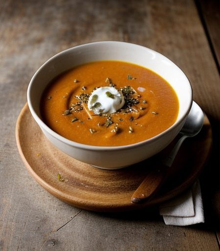 Caribbean Pumpkin Soup - Martha Stewart Livin recipe image
