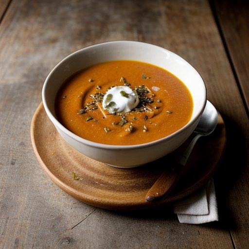 Caribbean Pumpkin Soup - Martha Stewart Livin recipe image