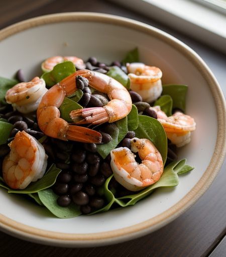 Caribbean Shrimp and Black Bean Salad recipe image