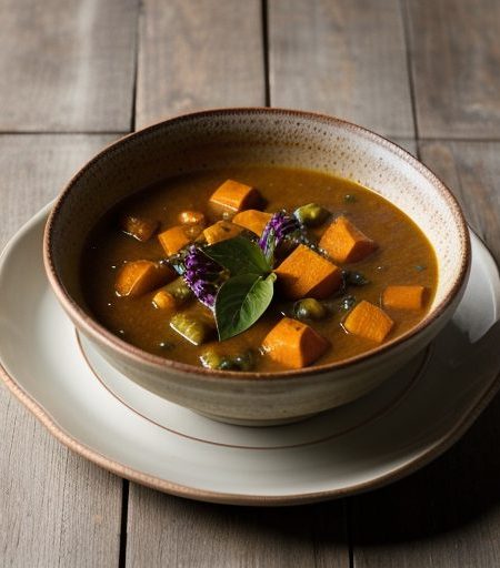 Caribbean Squash & Sweet Potato Stew recipe image