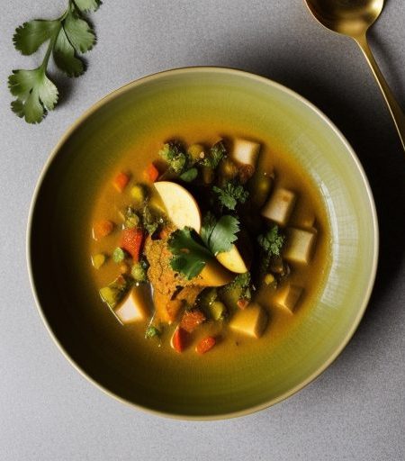 Caribbean Vegetarian Curry recipe image