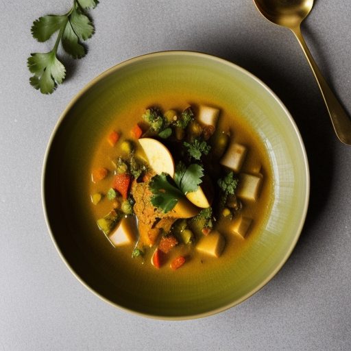 Caribbean Vegetarian Curry recipe image