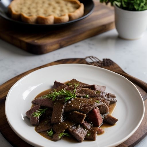 Caribou Pepper Steak recipe image