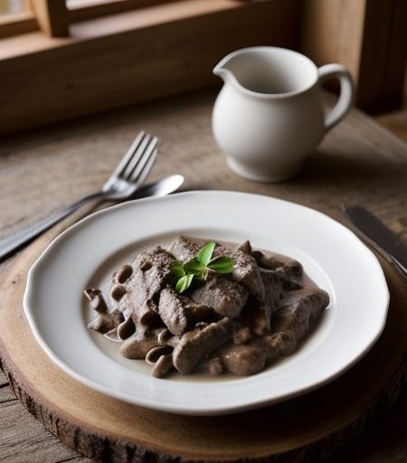 Caribou Stroganoff recipe image