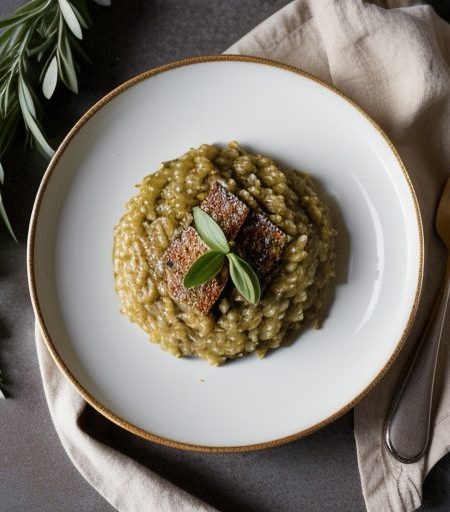 Carmelized Garlic Risotto recipe image