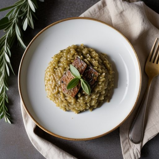 Carmelized Garlic Risotto recipe image