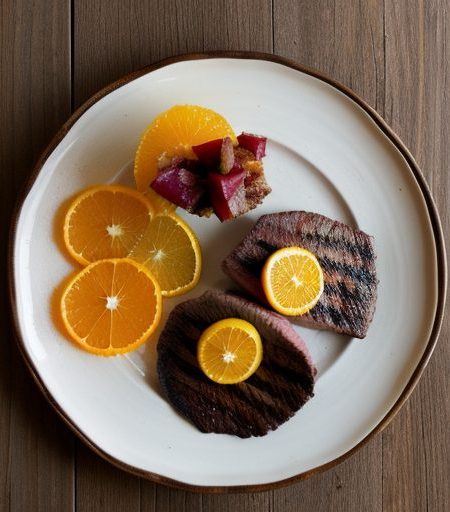 Carne Asada Y Naranjas recipe image