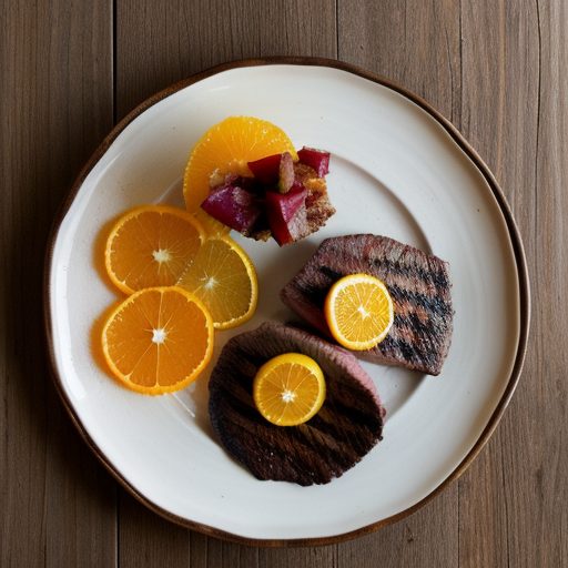 Carne Asada Y Naranjas recipe image