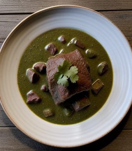 Carne De Puerco en Chile Verde (Pork With Gre recipe image