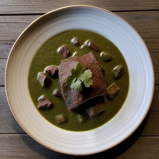 Carne De Puerco en Chile Verde (Pork With Gre recipe image