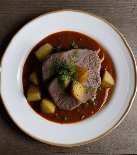 Carne Gisada Con Papas - Meat and Potatoes recipe image