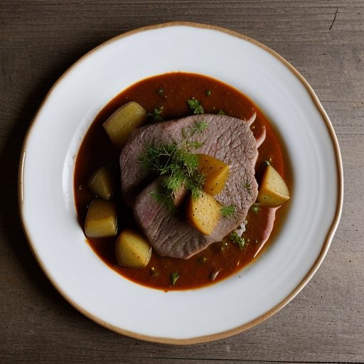Carne Gisada Con Papas - Meat and Potatoes recipe image