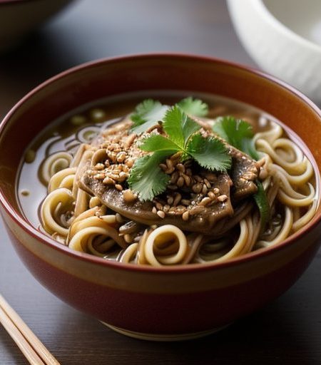 Carol Potter's Noodles With Peanut Sauce recipe image