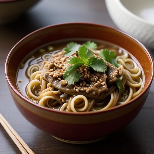 Carol Potter's Noodles With Peanut Sauce recipe image