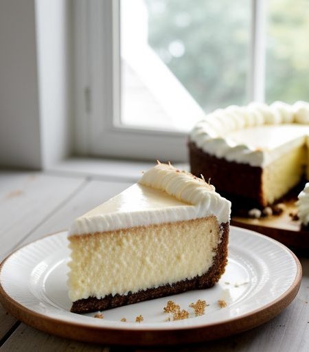 Carol's Coconut Cream Cheese Cake recipe image