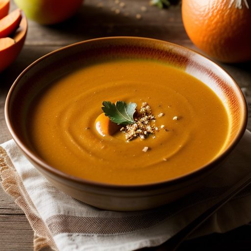 Carrot & Apple Soup With Marjoran recipe image