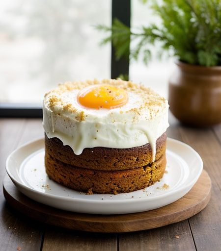 Carrot Cake With Cream Cheese Glaze recipe image