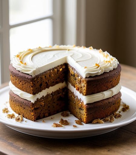 Carrot Cake With an Indian Flavor recipe image