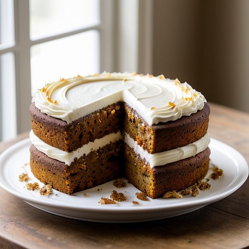 Carrot Cake With an Indian Flavor recipe image
