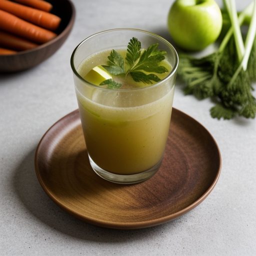 Carrot, Celery, and Apple Juice With Sorrel recipe image