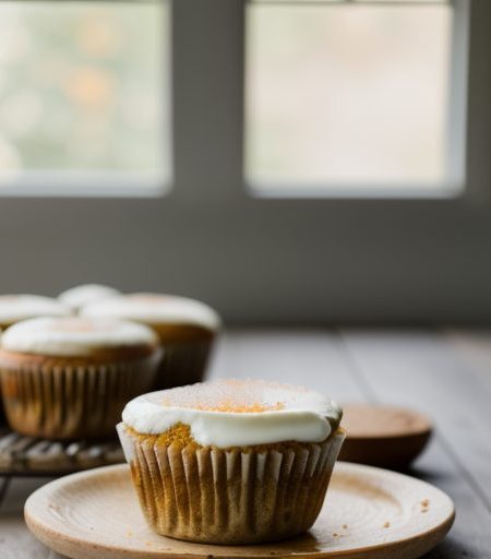 Carrot Cheesecake Muffins recipe image