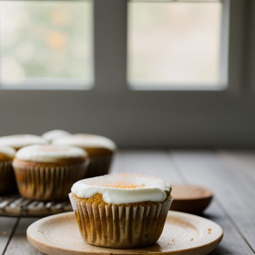 Carrot Cheesecake Muffins recipe image