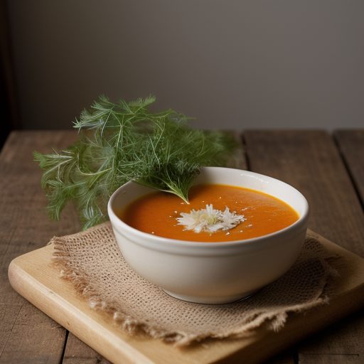 Carrot-Dandelion Soup recipe image