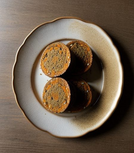 Carrot Flower Miniature Loaves recipe image