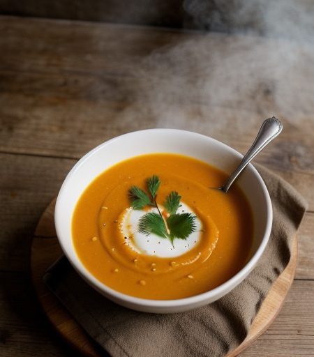 Carrot & Ginger Soup recipe image