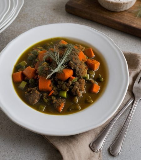 Carrot~ Leek & Olive Stew recipe image