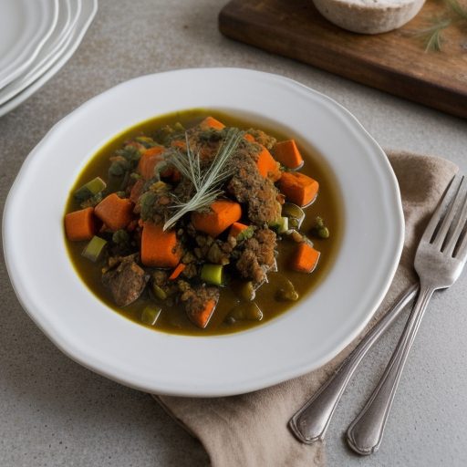 Carrot~ Leek & Olive Stew recipe image