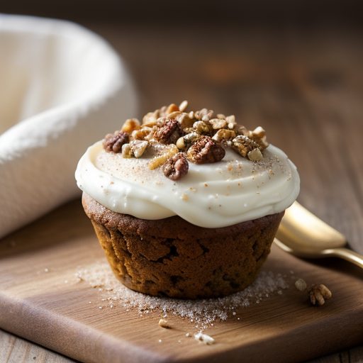 Carrot Muffins With Walnut-Cream Centers Ww recipe image