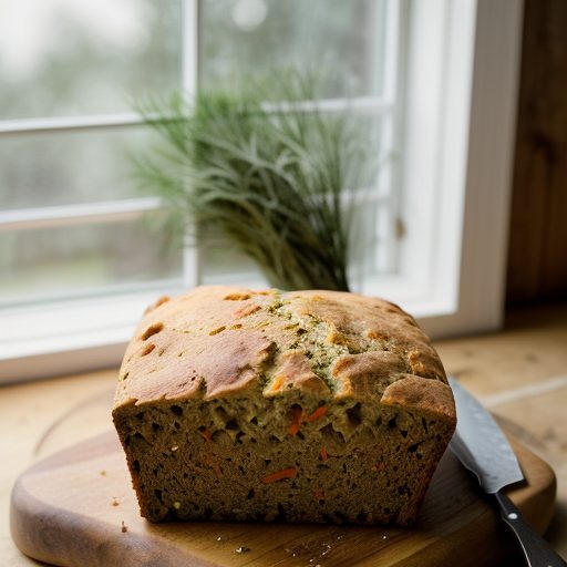 Carrot-Onion-Dill Bread recipe image