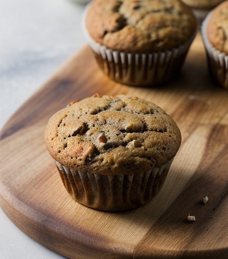 Carrot Pecan Muffins recipe image