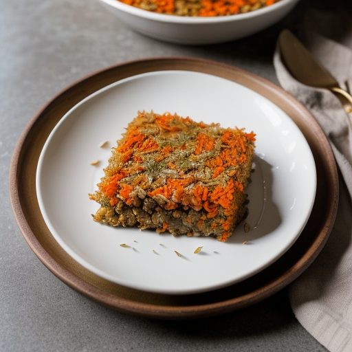 Carrot Rice Bake recipe image