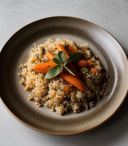 Carrot Rice Pilaf recipe image