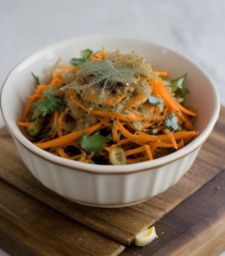 Carrot Salad in Mustard & Lemon Dressing recipe image