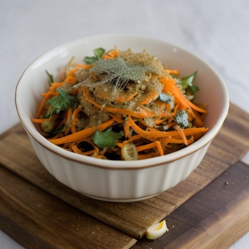 Carrot Salad in Mustard & Lemon Dressing recipe image